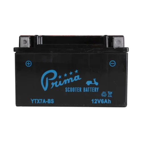 Prima Battery (12V TX7A-BS); Genuine 125,150,170i, Kick