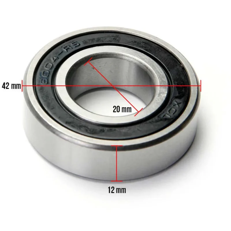Crankcase Bearing (6004); GY6 - Image 2