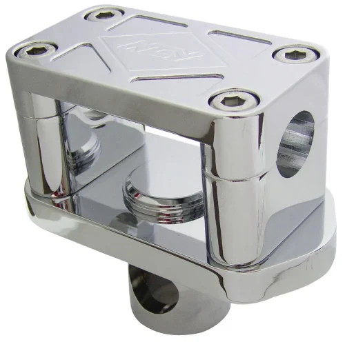 NCY Handlebar Clamp Post (Chrome); Honda Ruckus